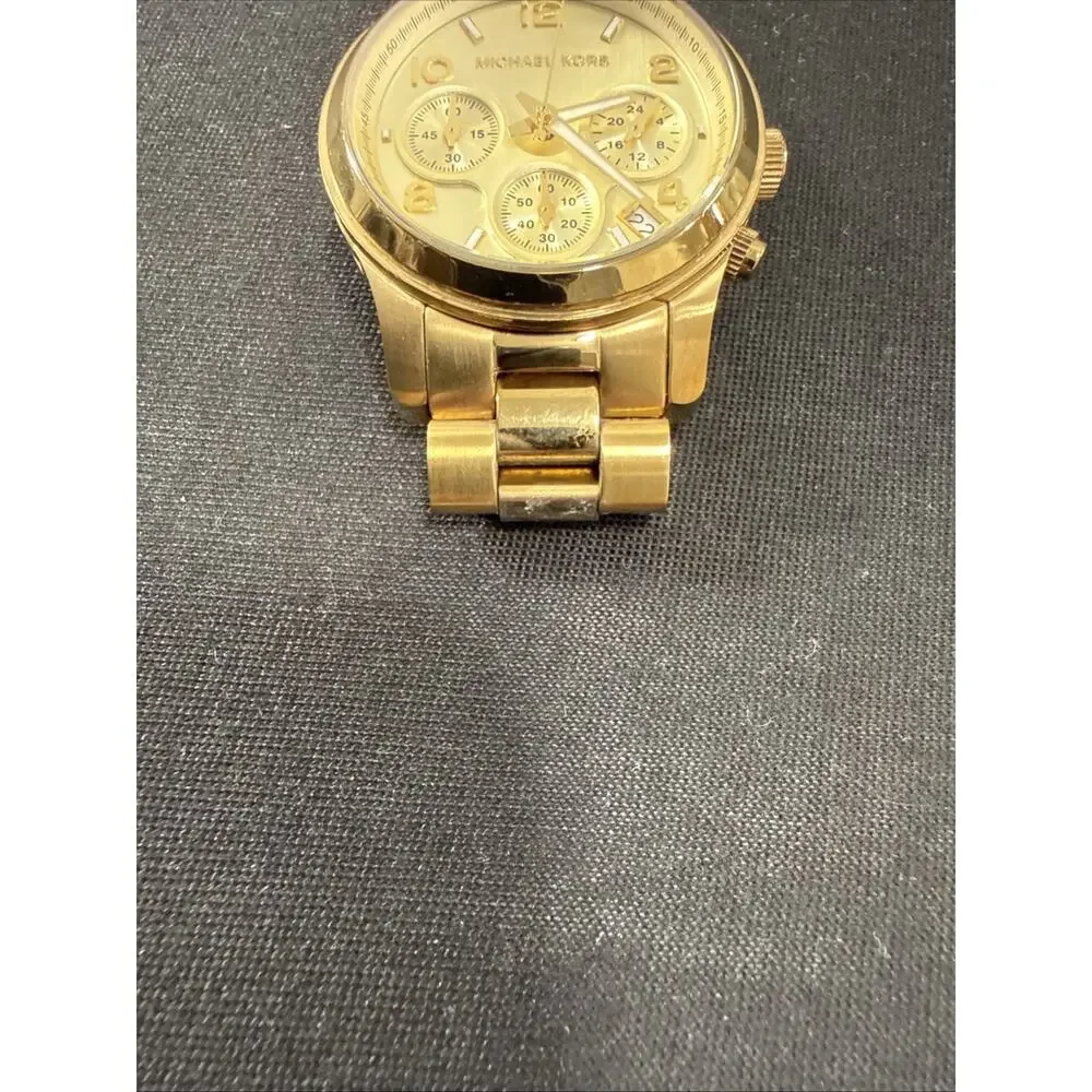 MICHAEL KORS RUNWAY MK-5055 WOMENS NEW BATTERY 5.75-6” BAND 38mm CASE (B30)